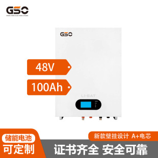 壁掛式 PowerWall 5kwh 48V 100Ah新能源家庭儲能磷酸鐵鋰電池