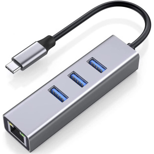 Type CDǧ׾W+3USB 3.0չ] USB C Gigabit Ethernet HUB