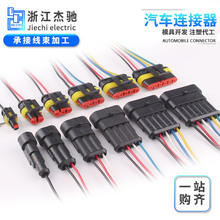 AMP汽車防水連接器DJ7021-1.5-11/21公母對接接頭接插件線束插頭