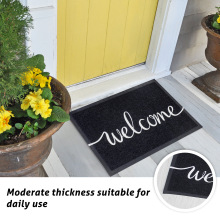 絲圈字母地墊welcome入戶門墊亞馬遜外貿熱賣爆款pvc蹭土腳墊地毯