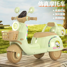 新款寶寶兒童電動摩托2-8歲男孩女孩玩具車雙驅電動三輪車