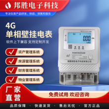 廠家供應4G單相壁掛智能電能表 宿舍遠程充值繳費預付費智能電表