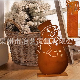 Christmas decoration rusty snowman羳}QFˇPbѩ