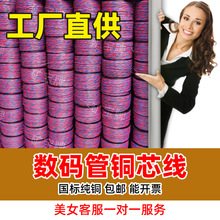 礦山開采雙股數碼管銅芯延長線 礦寶牌工程全銅電子信號連接線