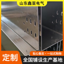 廠家托盤式鍍鋅橋架防火熱鍍鋅電纜橋架線槽100*50鍍鋅托盤式橋架