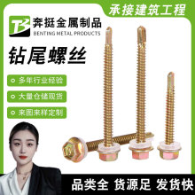 鑽尾絲 鑽尾螺絲彩鋼瓦螺絲六角頭燕尾釘自攻自鑽鑽尾螺絲釘