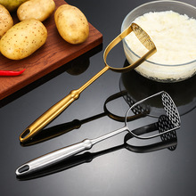 不銹鋼壓泥器土豆泥搗碎器家用搗泥神器嬰兒輔食工具多功能壓泥器