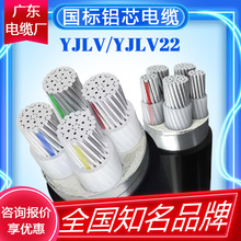 廠家國標阻燃YJLV無氧純鋁芯電纜抗老化鋁線 YJLV22鋁合金電纜線