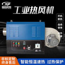 現貨批發循環型工業熱風機20-50KW風量型高溫干燥機煤改電加熱