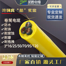 柔勝電纜 歐標聚氨酯護套卷筒電纜ANGF9732港機電纜 H05BQ-F/H07B
