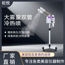 蒸臉器雙管冷熱噴霧機美容專用家用保濕美容儀器面部補水蒸臉機