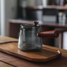 側把壺玻璃煮茶壺耐高溫電陶爐燒水壺單壺過濾泡茶壺功夫茶具套裝