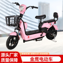 供應金鷹電動車小型成人男生女士代步助力鋰電電瓶車新國標可上牌
