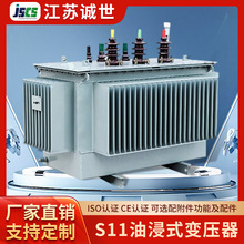 S11-10kv油浸式變壓器大功率高過載超容量誠世光電電力變壓器