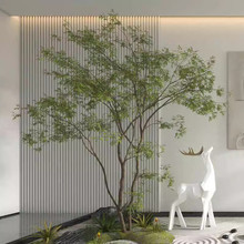 仿真樹綠植裝飾室內外景觀造景南天竹假樹雞爪槭天井櫥窗套裝組合
