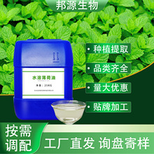 工廠直發水溶薄荷油Peppermint oil植物萃取化妝品日化清涼油原料