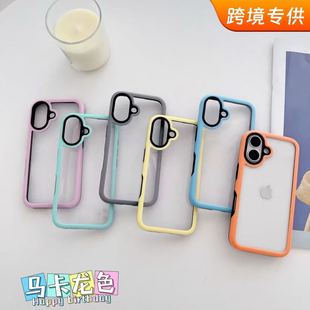 OiPhone16֙C15Prosˤƴɫ͸11case羳ͬ