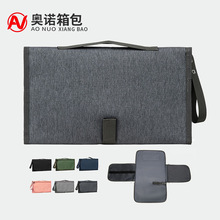 跨境批發新款隔尿墊便攜式嬰兒換尿布墊多用途可折疊手提尿布包