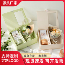 七夕情人節香薰禮盒禮物盒透明香薰盒套裝禮品盒包裝口紅空盒批發
