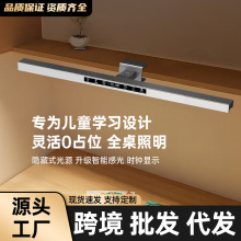 櫃板燈兒童護眼台燈學習專用書桌卧室床頭長條夾子燈智能新款國AA