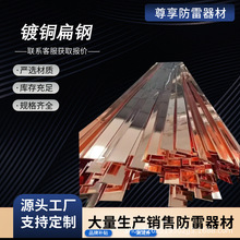 廠家現貨 鍍銅扁鋼 銅包鋼扁鋼 50*5 40*4 銅層厚度單點0.254mm