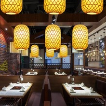 竹編燈籠 婚禮景區飯店大排檔仿古戶外手工竹子吊燈籠