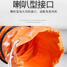 PVC風管帆布伸縮排氣管煙管耐高溫工業隧道礦用風機通風軟管批發