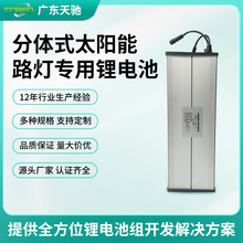 定制12v鋰電池 分體式路燈太陽能路燈三元動力鋰電池磷酸鐵鋰電芯