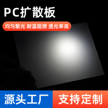 廠家供應pc擴散板導光板單面磨砂擴散板教室燈專用擴散板亞克力板