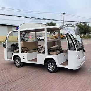 源頭廠家供應異形中巴觀光車小型電動看房車貨車廠區物流轉運車