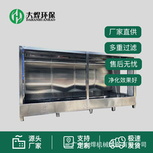 加工定制環保水簾櫃工業噴漆噴塗專用氣旋水簾櫃環保處理設備首選