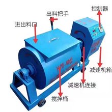 現貨供應 HJW-60單卧軸攪拌機單卧軸強制式 卧式混凝土攪拌機