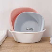 方形加深洗臉盆家用塑料盆洗漱盆衛生間洗衣盆子洗腳盆加厚洗菜盆