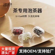 Tritan材質茶濾茶漏家用泡茶神器過濾器茶漏茶倉泡茶球保溫杯通用