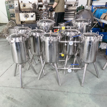 中核機械雙聯過濾器3T/h食品飲料果汁專用衛生級鏡面拋光