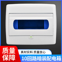 飛淼照明配電箱 10回路強電箱 暗裝塑料控制照明箱 空氣開關箱