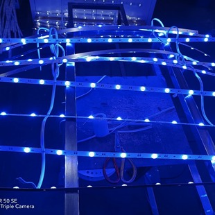 LED藍光紅光綠光黃光奢石透光石大理石背景牆漫反射硬燈條