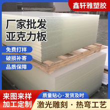高透明亞克力板乳白彩色塑料板整板大板厚板磨砂加工源頭廠家批發