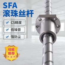直線運動零部件強防塵低噪音高質量滾珠絲桿型號SFA精度C5