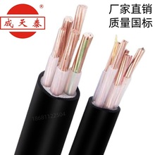 成天泰電線電纜ZC-YJV4*16+1*10平方國標阻燃銅芯電力電纜ZC-VV