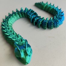3d打印小怪蛇  關節活動仿真蛇29CM 模型玩具禮物顏色隨機