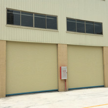 佛山廠家電動加厚遙控卷簾門中邊裝商鋪家用車庫門鋼質卷簾門