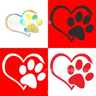 Heart Paw Vinyl Decal܇N QlD䷴⹷_ӡ܇bN