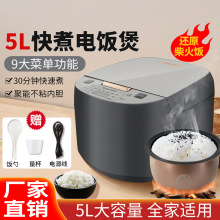 跨境威力多功能電飯煲養生內膽柴火鍋5升大容量快速電飯鍋網紅款