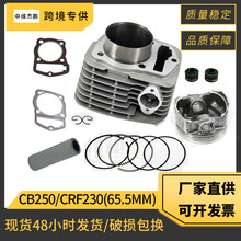 摩托車發動機氣缸適用宗申 CB250 XL230 CRF230 缸徑65.5mm活塞環