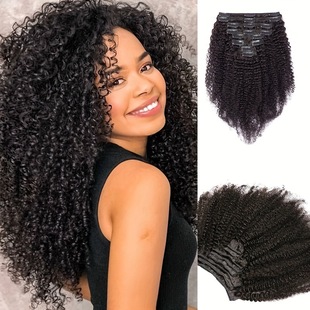 W˼ٰlƬ˼׿ӰlAfro Kinky curly Clip In Hair F؛