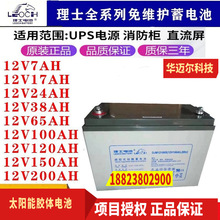 理士蓄電池12v100ahUPS蓄電池/EPS直流屏蓄電池鉛酸免維護應急電
