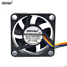 3510雙滾珠散熱風扇 5V 12V 靜音 帶PWM調速 汽車大燈透鏡風扇