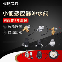 小便感應器沖水器沖水閥 感應脈沖電磁閥 小便池電源6V配件批發