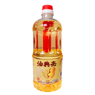 花生濃香型食用植物調和油900ml瓶裝家用濃香型調和油